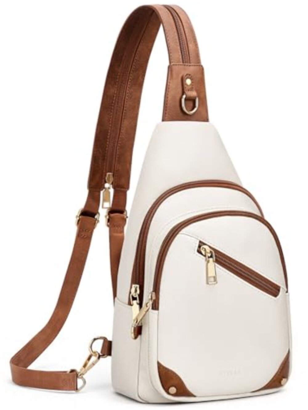 Anti Theft Sling Bag RFID Crossbody Convertible Small Backpack Faux Leather